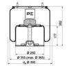 PE Automotive 084.020-72A Boot, air suspension